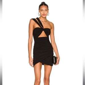 Revolve - Lovers and Friends Maysen Dress-  Black-  Small -Asymmetrical
